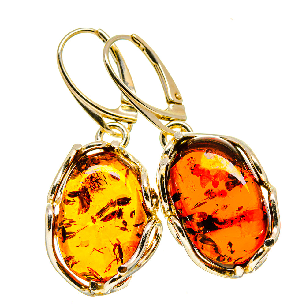 Baltic Amber Earrings handcrafted by Anasilvercos - EARR413561