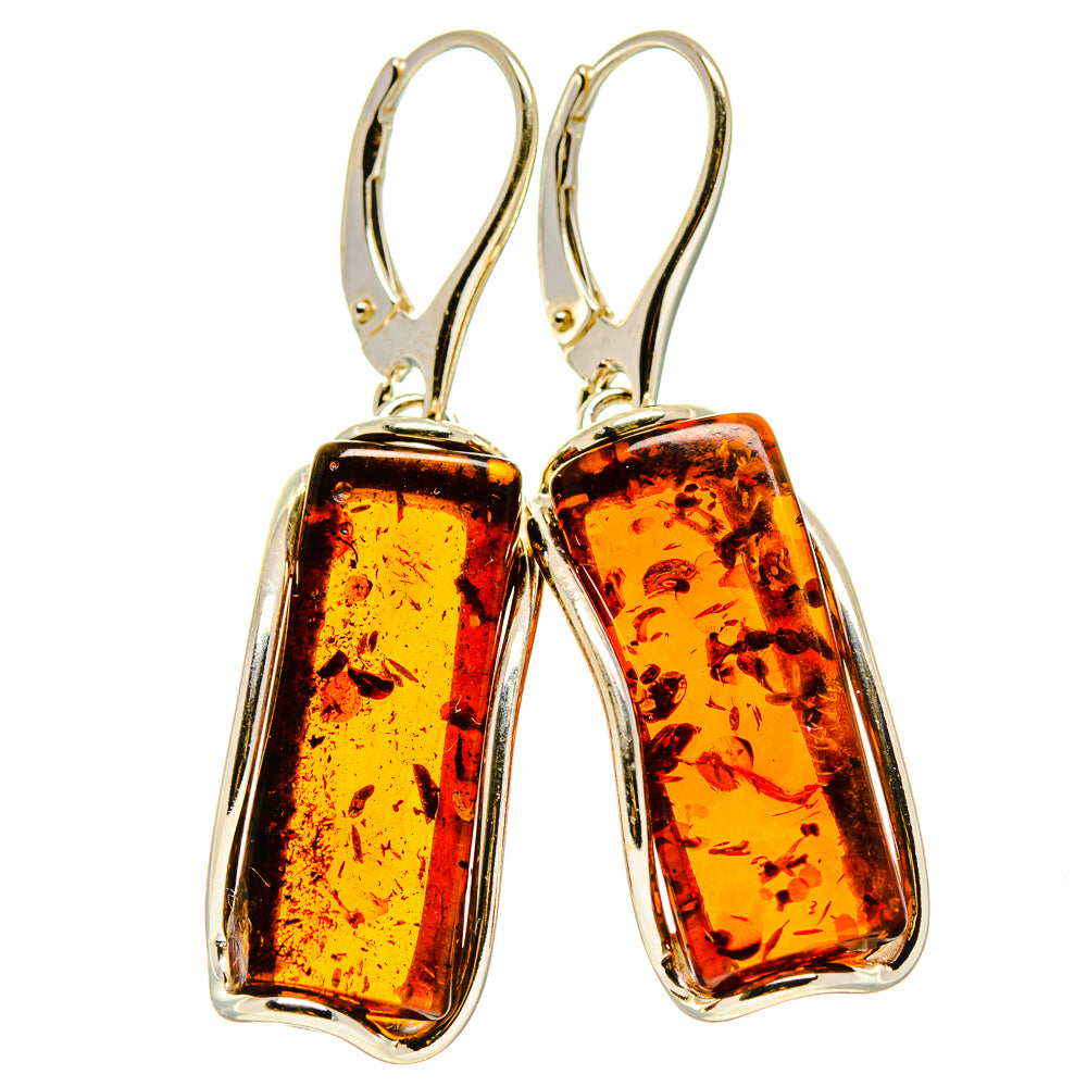 Baltic Amber Earrings handcrafted by Anasilvercos - EARR413565