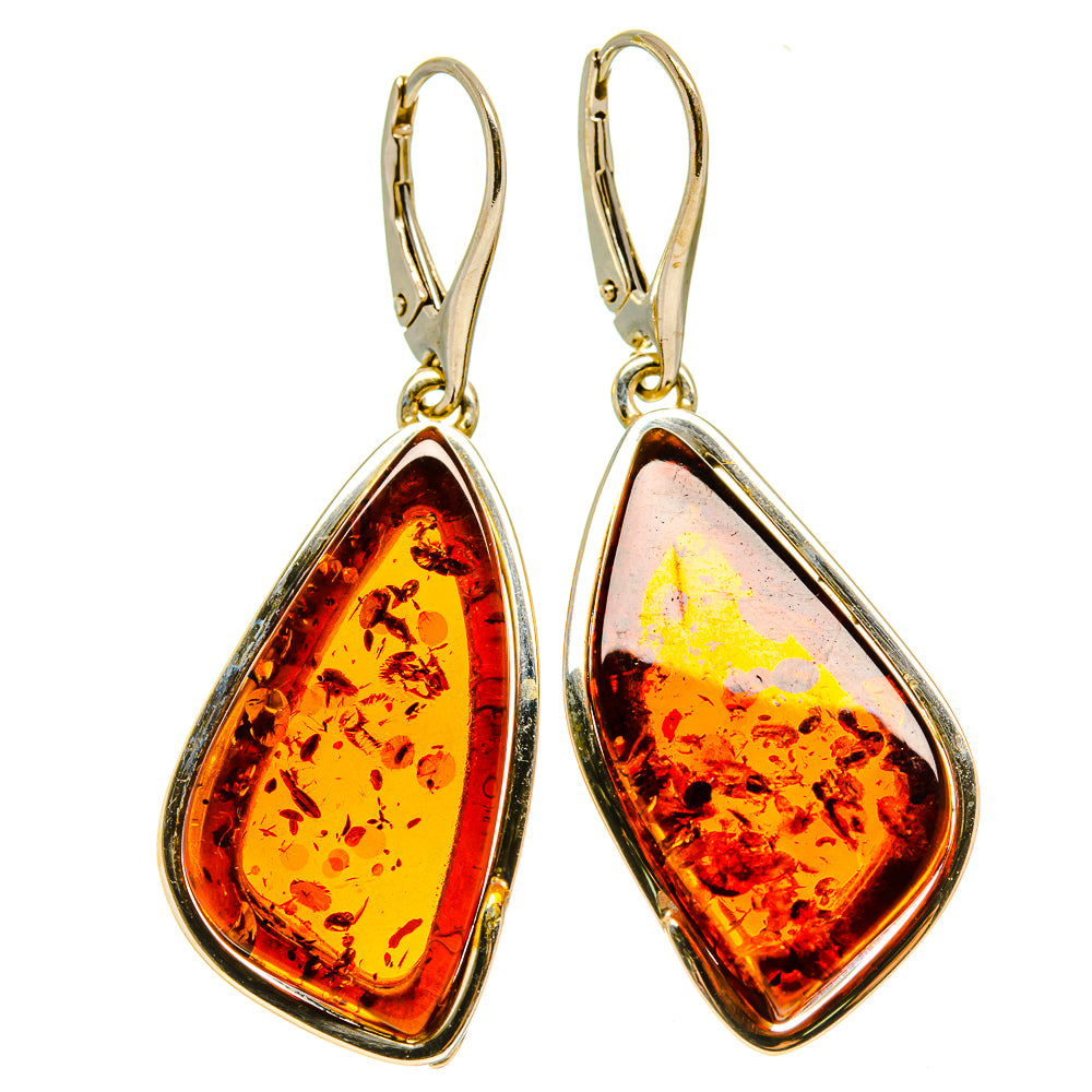 Baltic Amber Earrings handcrafted by Anasilvercos - EARR413575