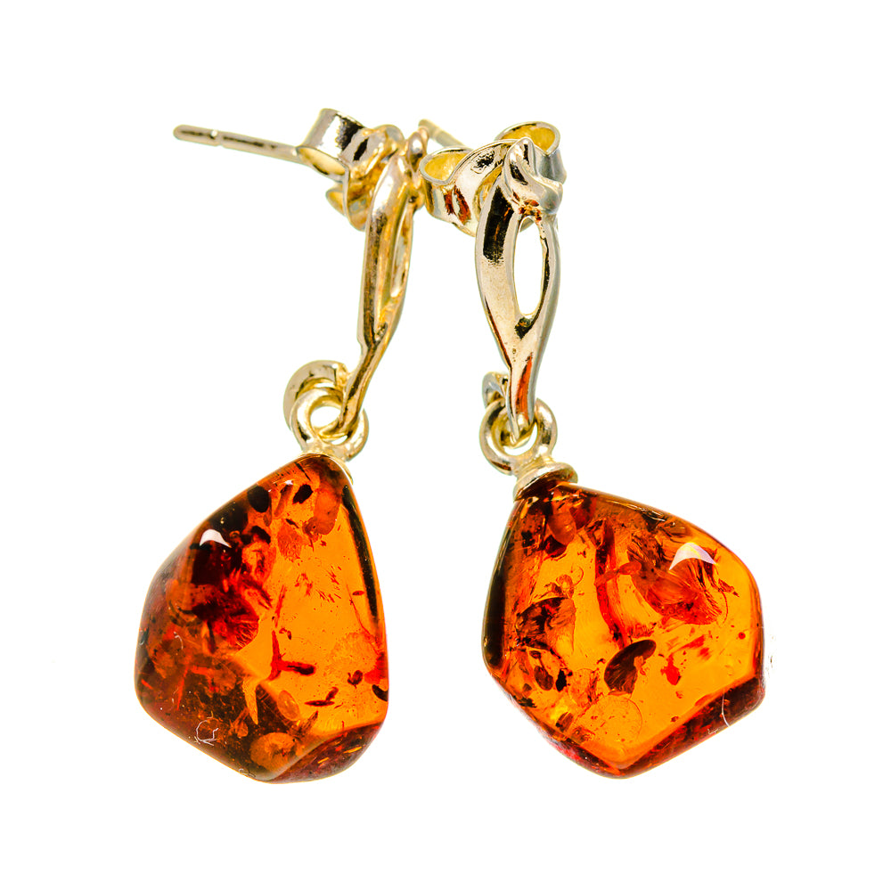 Baltic Amber Earrings handcrafted by Anasilvercos - EARR413576
