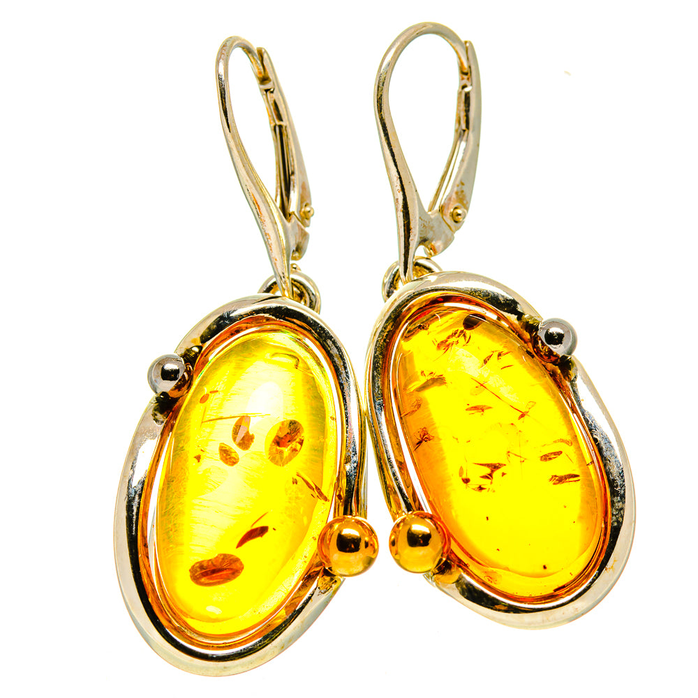 Baltic Amber Earrings handcrafted by Anasilvercos - EARR413577