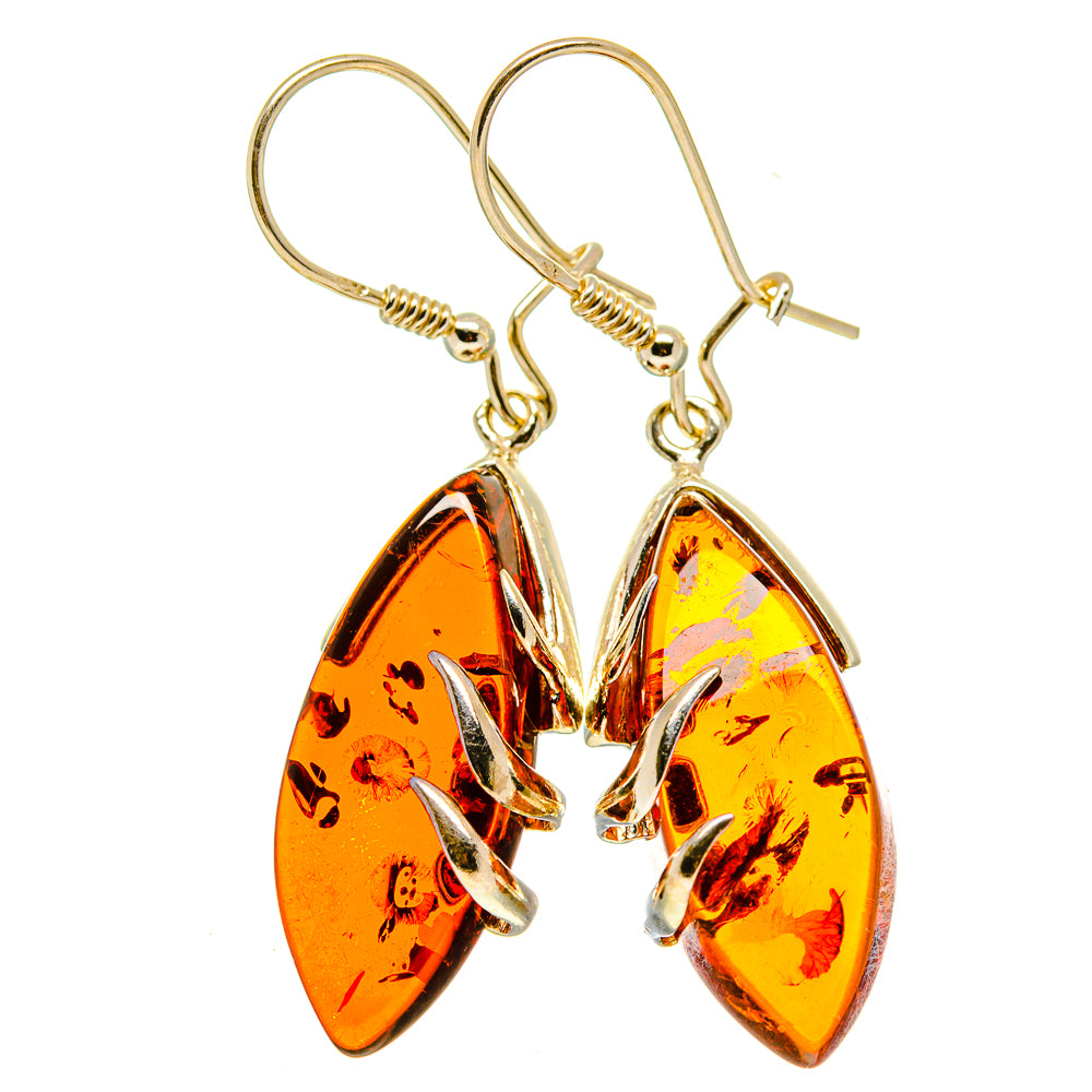 Baltic Amber Earrings handcrafted by Anasilvercos - EARR413583