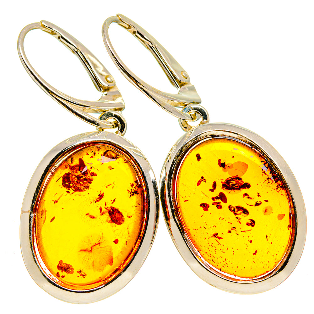 Baltic Amber Earrings handcrafted by Anasilvercos - EARR413591