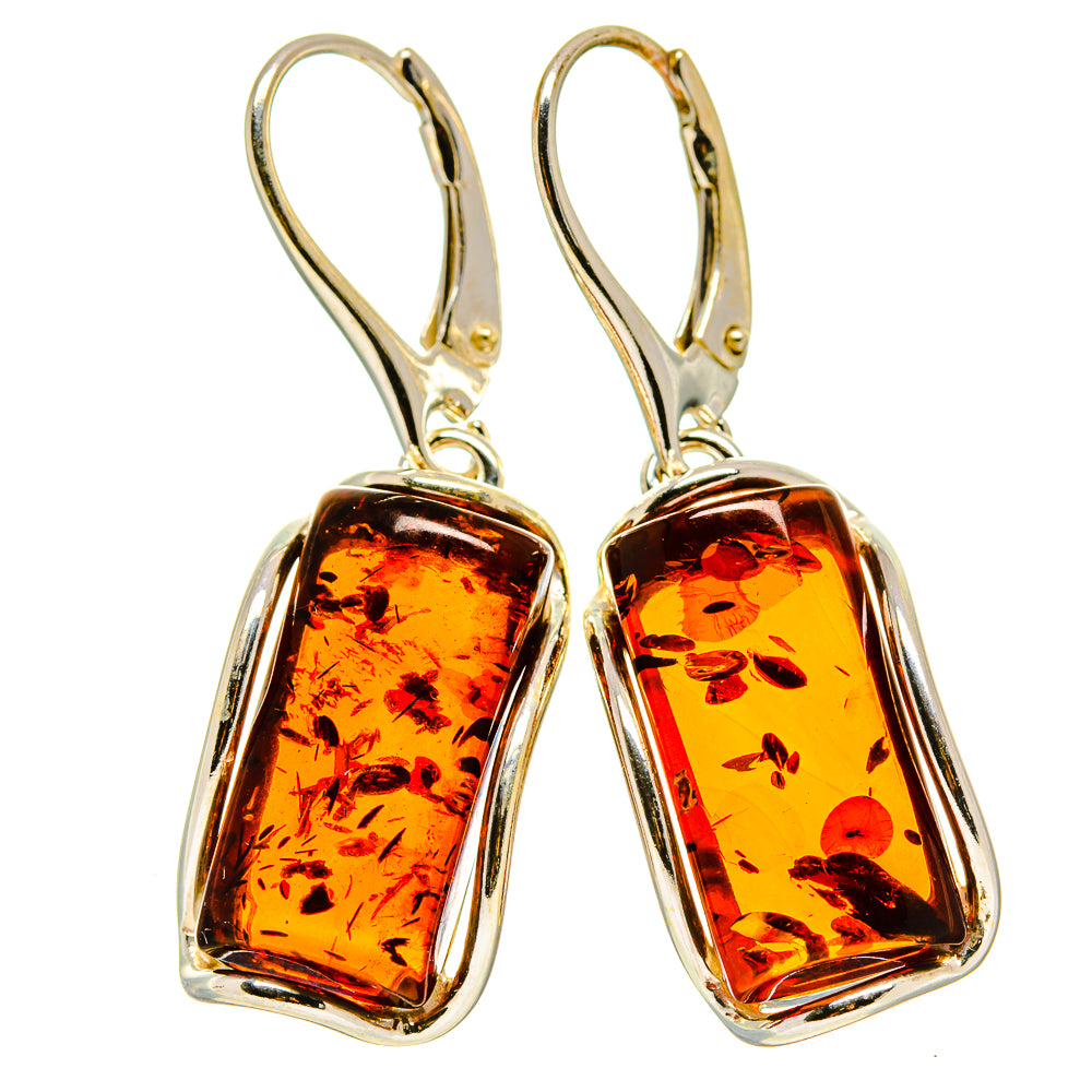 Baltic Amber Earrings handcrafted by Anasilvercos - EARR413593