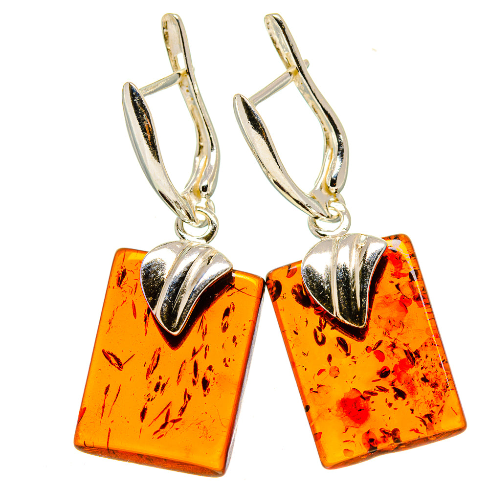 Baltic Amber Earrings handcrafted by Anasilvercos - EARR413599
