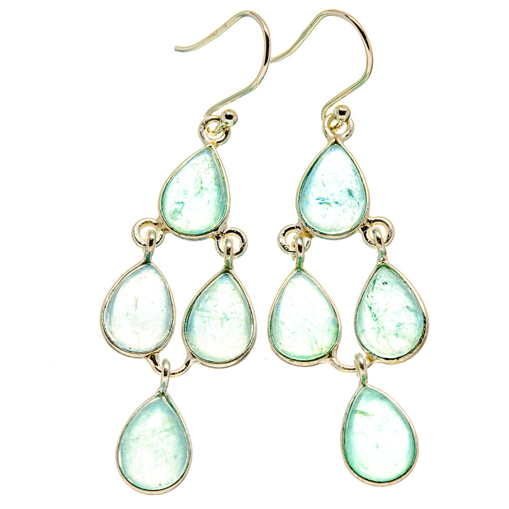 Natural Aquamarine Earrings handcrafted by Anasilvercos - EARR413644