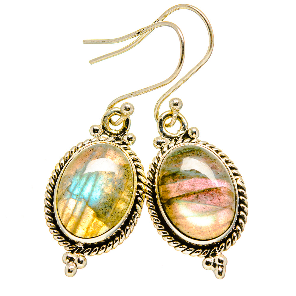 Labradorite Earrings handcrafted by Anasilvercos - EARR413658