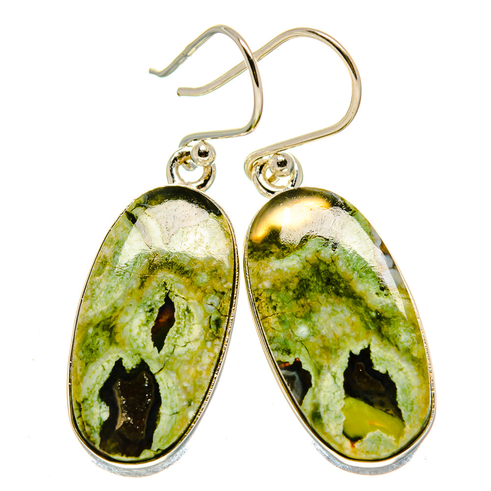 Rainforest Opal Earrings handcrafted by Anasilvercos - EARR413695