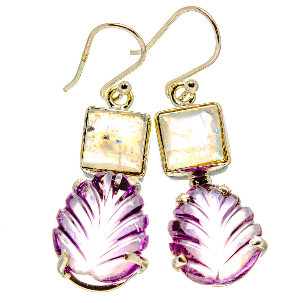 Amethyst Earrings handcrafted by Anasilvercos - EARR413713