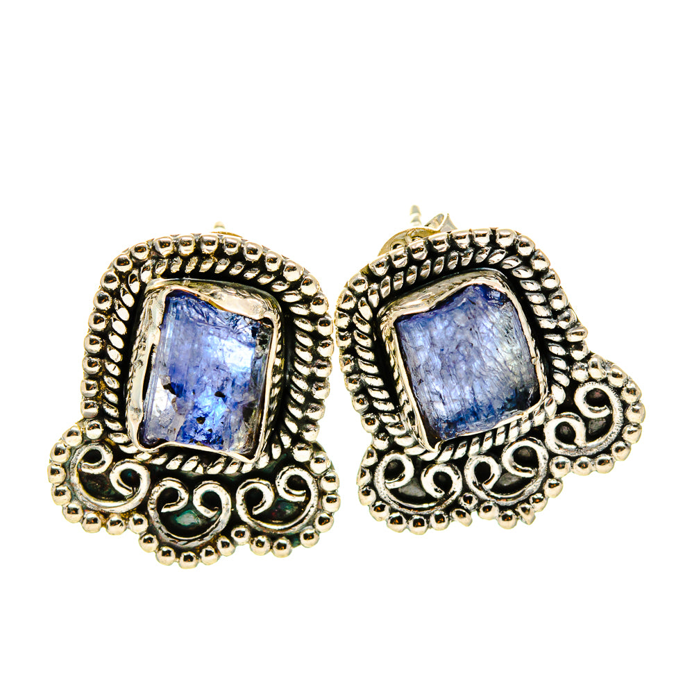 Tanzanite Earrings handcrafted by Anasilvercos - EARR413733