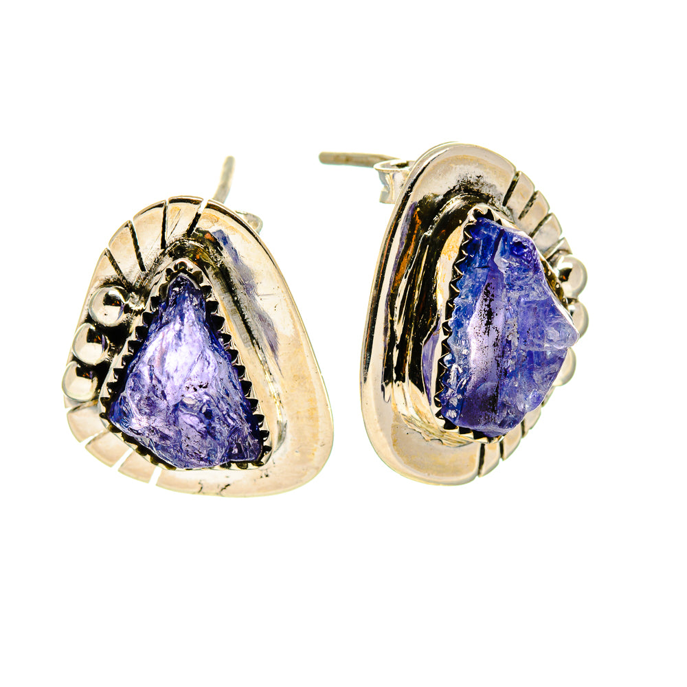 Tanzanite Earrings handcrafted by Anasilvercos - EARR413734