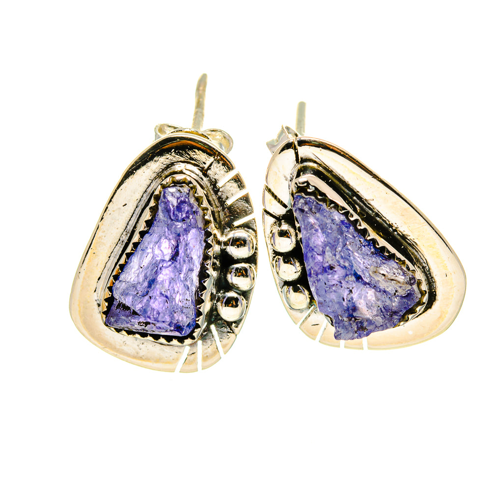 Tanzanite Earrings handcrafted by Anasilvercos - EARR413740