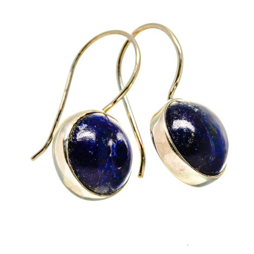 Lapis Lazuli Earrings handcrafted by Anasilvercos - EARR413751