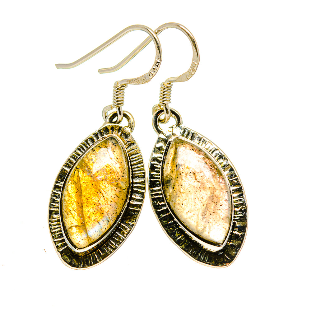 Labradorite Earrings handcrafted by Anasilvercos - EARR413756