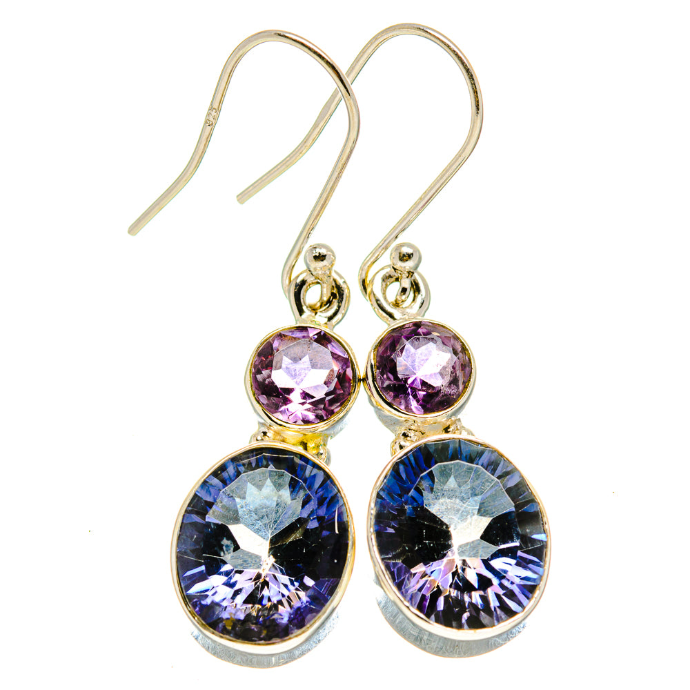 Blue Mystic Topaz Earrings handcrafted by Anasilvercos - EARR413766