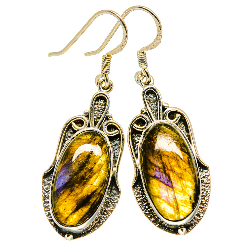 Labradorite Earrings handcrafted by Anasilvercos - EARR413772