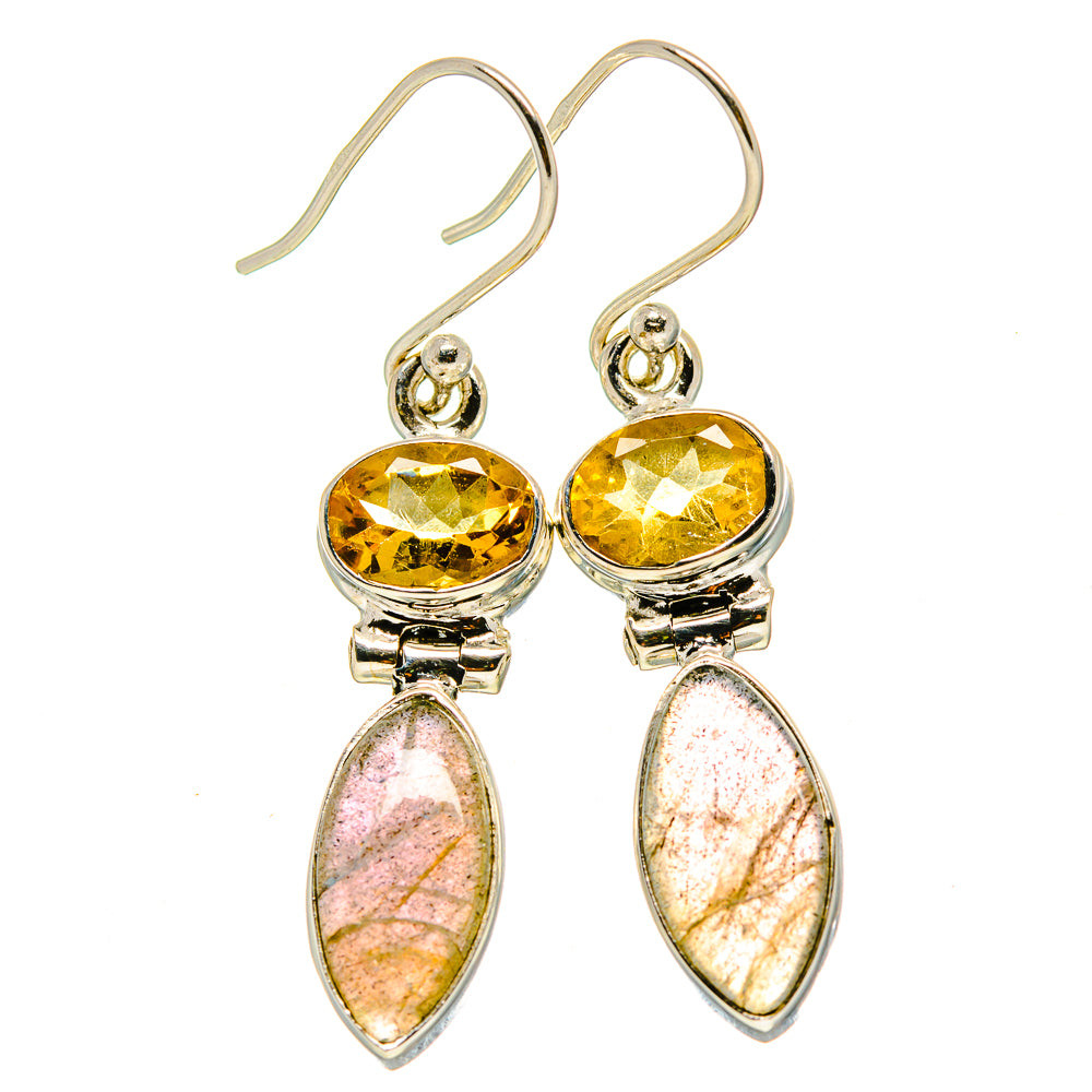 Labradorite Earrings handcrafted by Anasilvercos - EARR413780