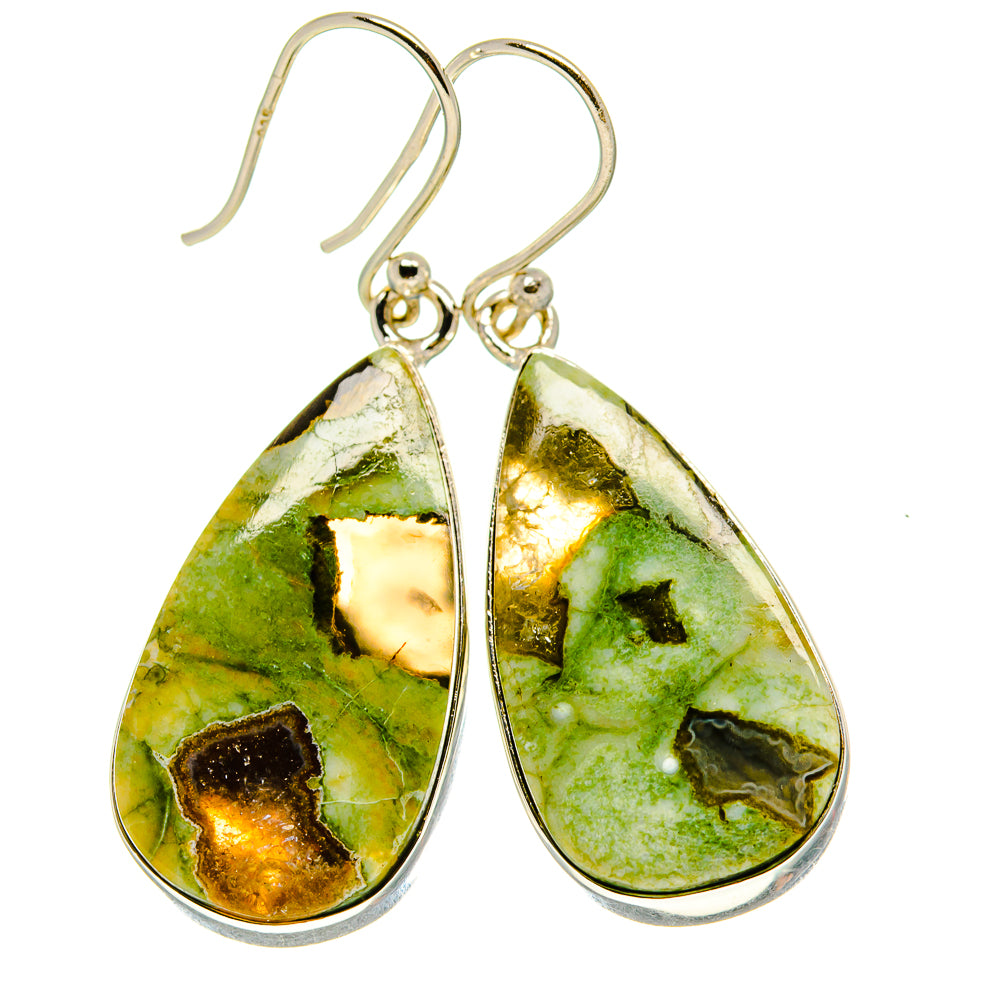 Rainforest Opal Earrings handcrafted by Anasilvercos - EARR413781