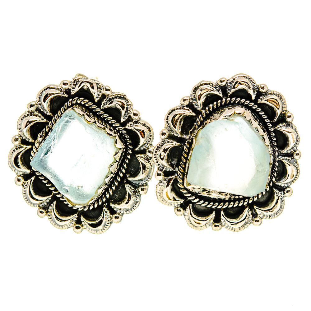 Aquamarine Earrings handcrafted by Anasilvercos - EARR413805