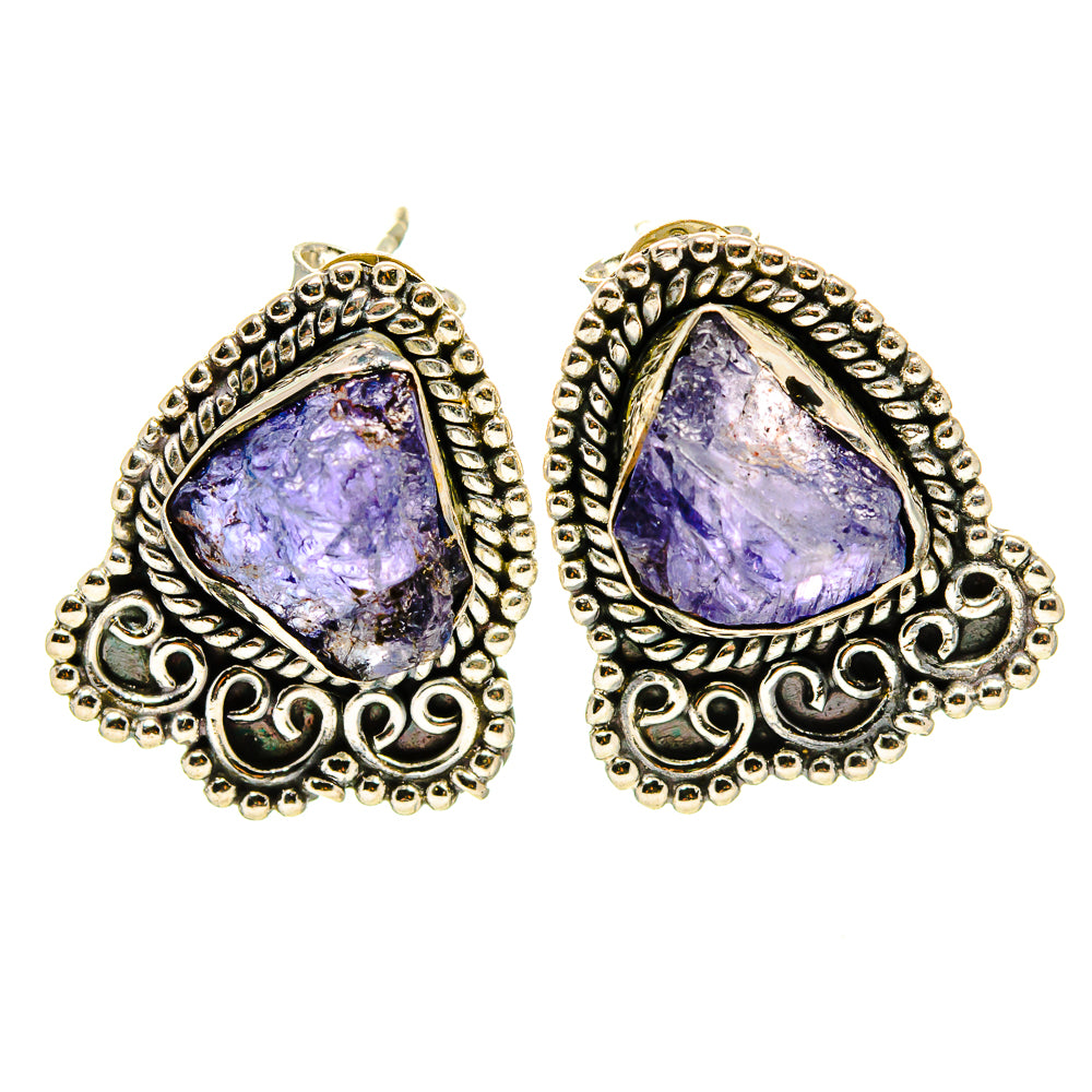 Tanzanite Earrings handcrafted by Anasilvercos - EARR413815