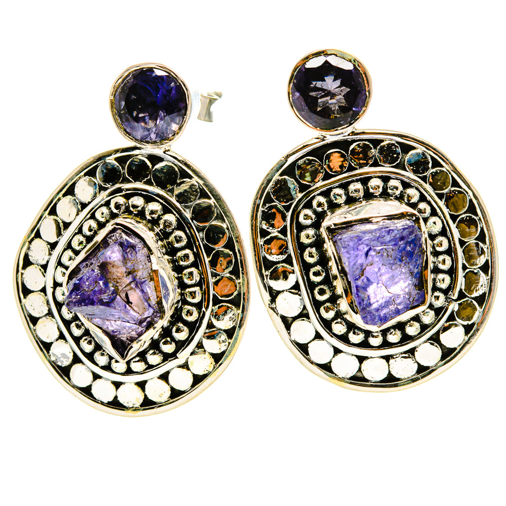 Tanzanite Earrings handcrafted by Anasilvercos - EARR413817
