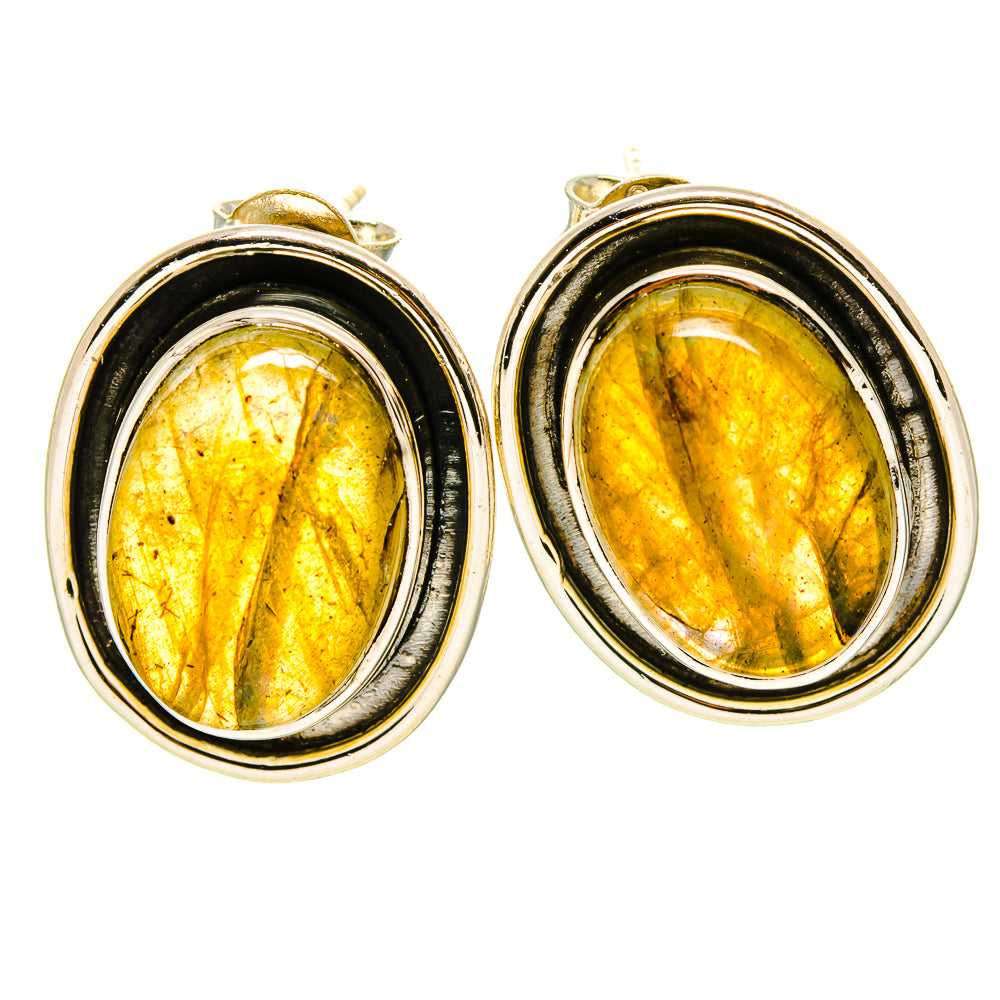Labradorite Earrings handcrafted by Anasilvercos - EARR413820