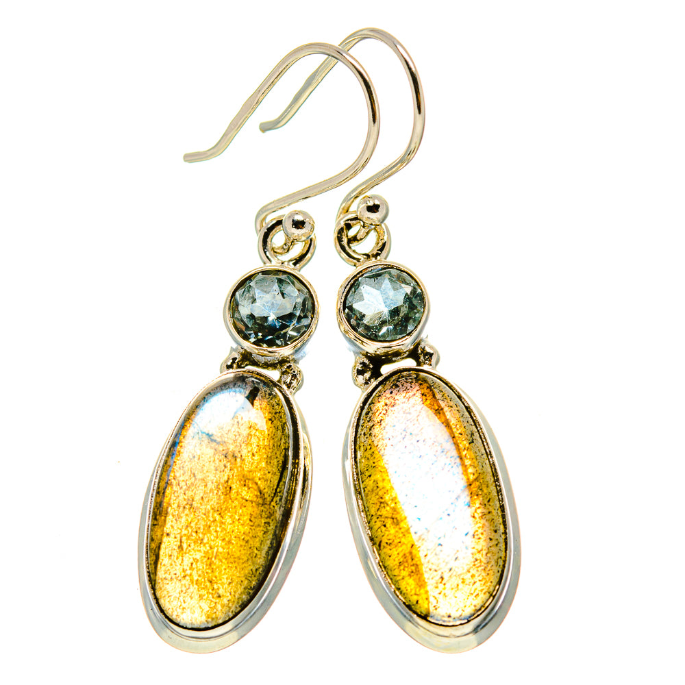Labradorite Earrings handcrafted by Anasilvercos - EARR413851