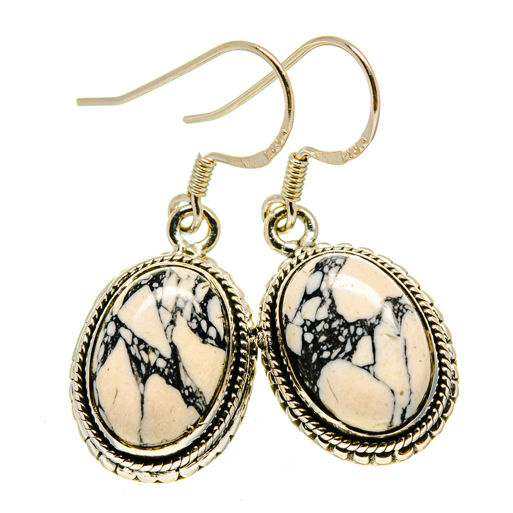 Howlite Earrings handcrafted by Anasilvercos - EARR413854