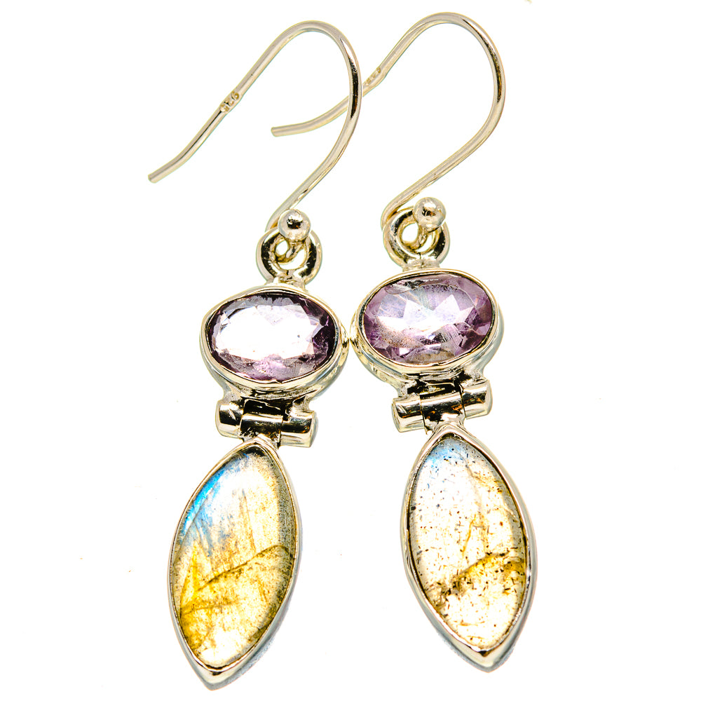 Labradorite Earrings handcrafted by Anasilvercos - EARR413866