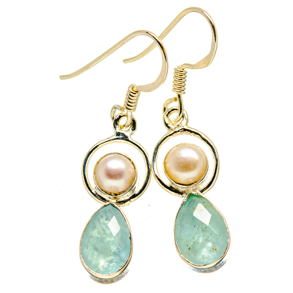 Aquamarine Earrings handcrafted by Anasilvercos - EARR413911