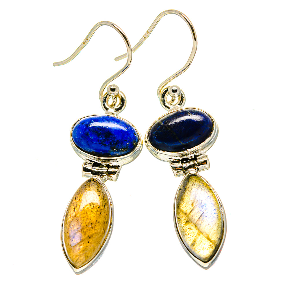 Labradorite Earrings handcrafted by Anasilvercos - EARR413924