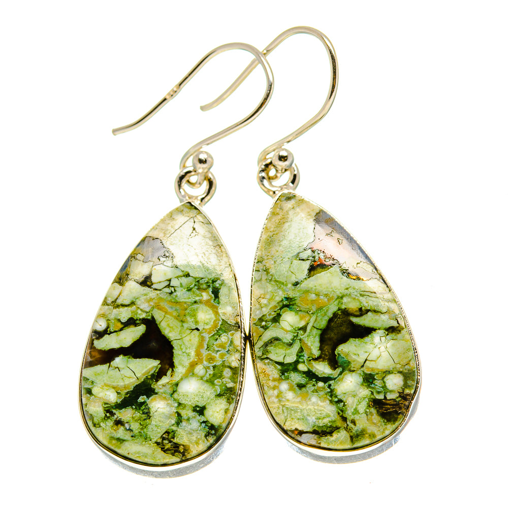 Rainforest Opal Earrings handcrafted by Anasilvercos - EARR413927