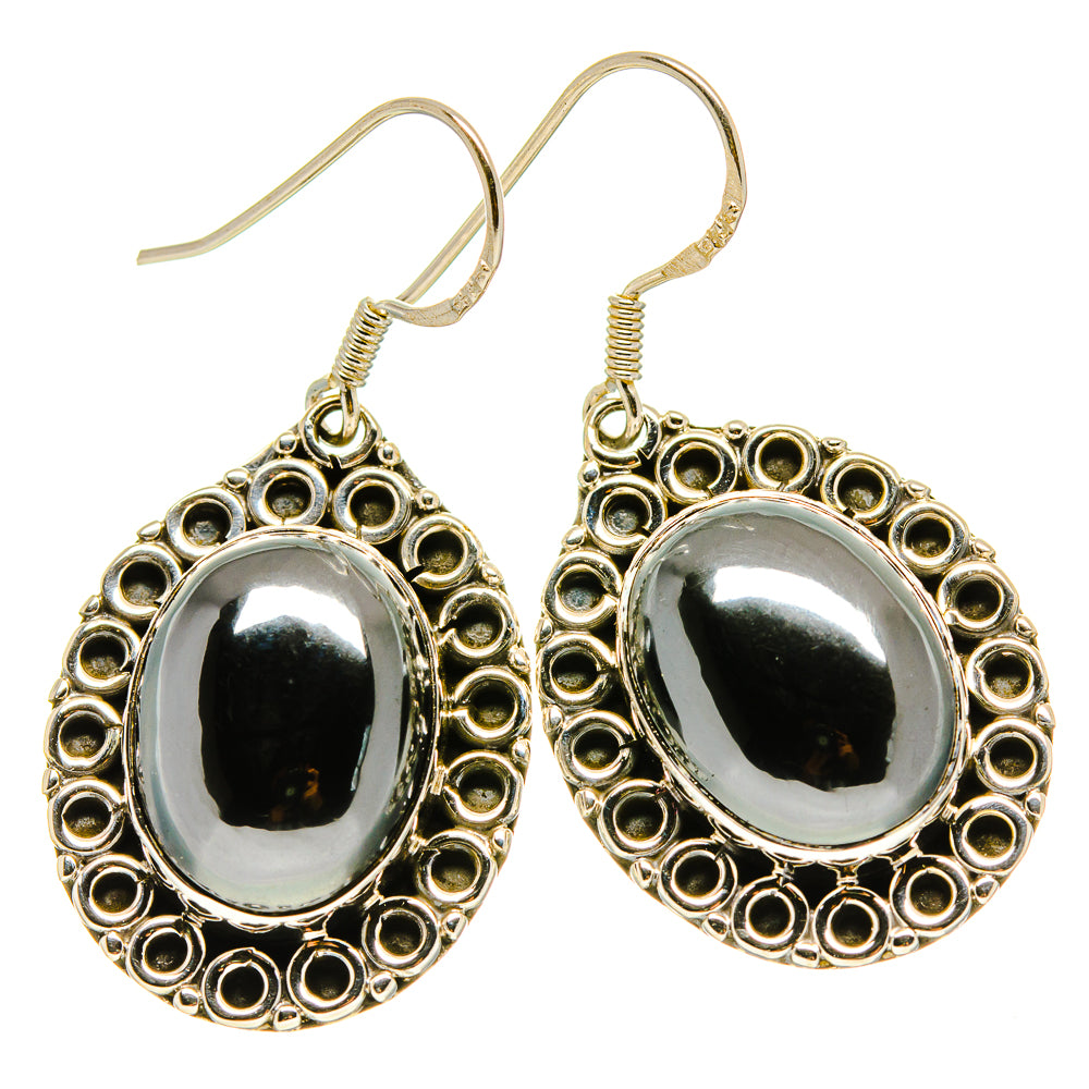Hematite Earrings handcrafted by Anasilvercos - EARR413940