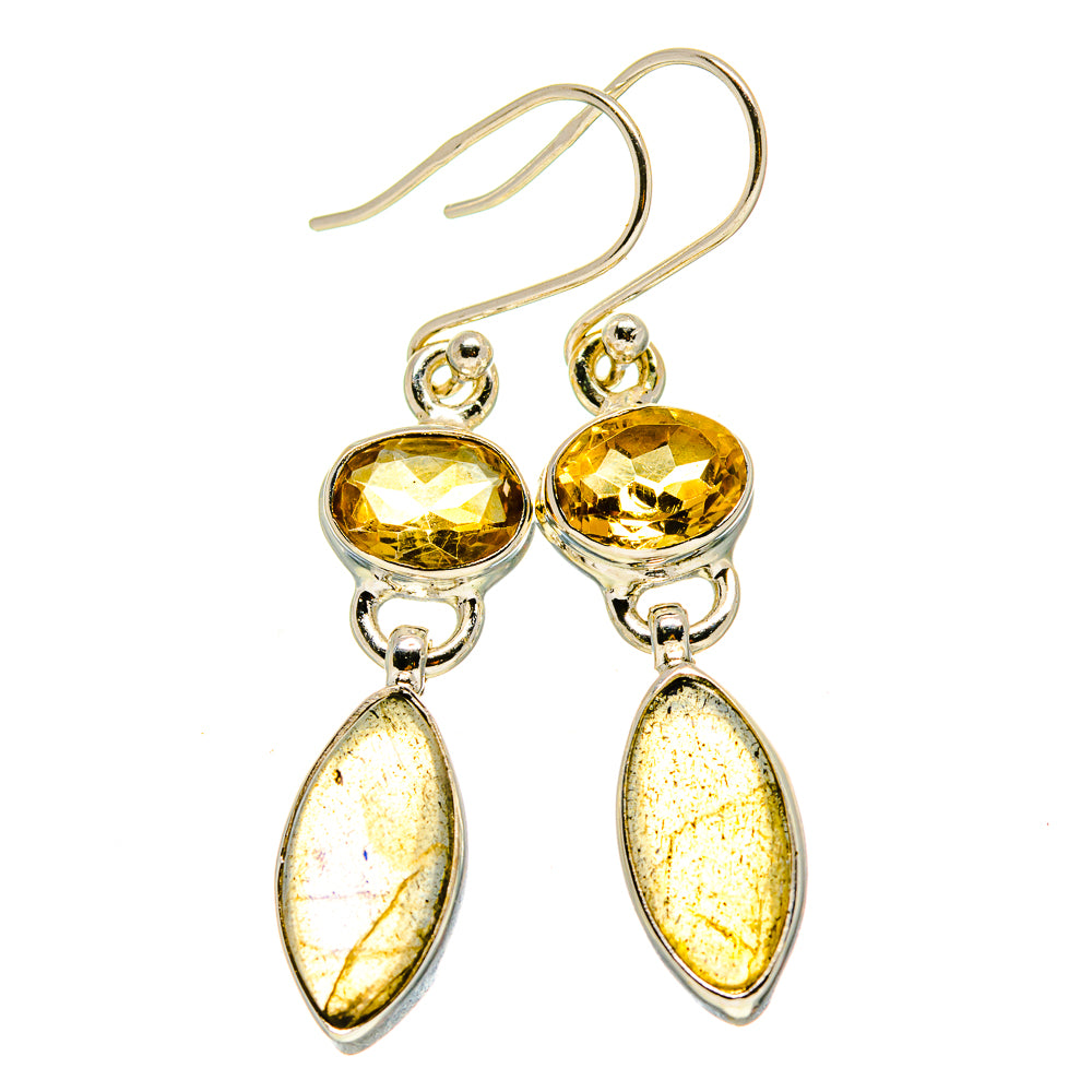 Labradorite Earrings handcrafted by Anasilvercos - EARR413941