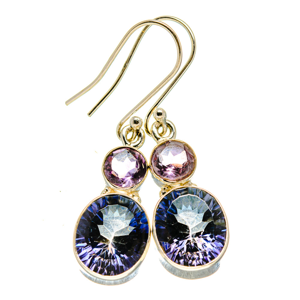 Blue Mystic Topaz Earrings handcrafted by Anasilvercos - EARR413953