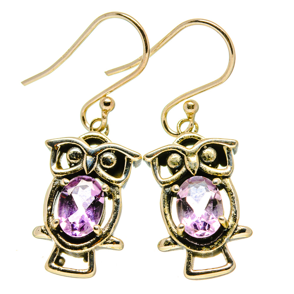 Amethyst Earrings handcrafted by Anasilvercos - EARR413957
