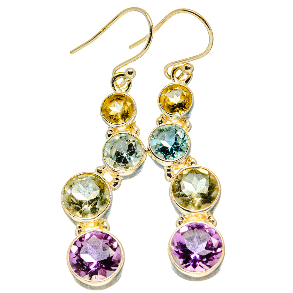 Amethyst Earrings handcrafted by Anasilvercos - EARR413958