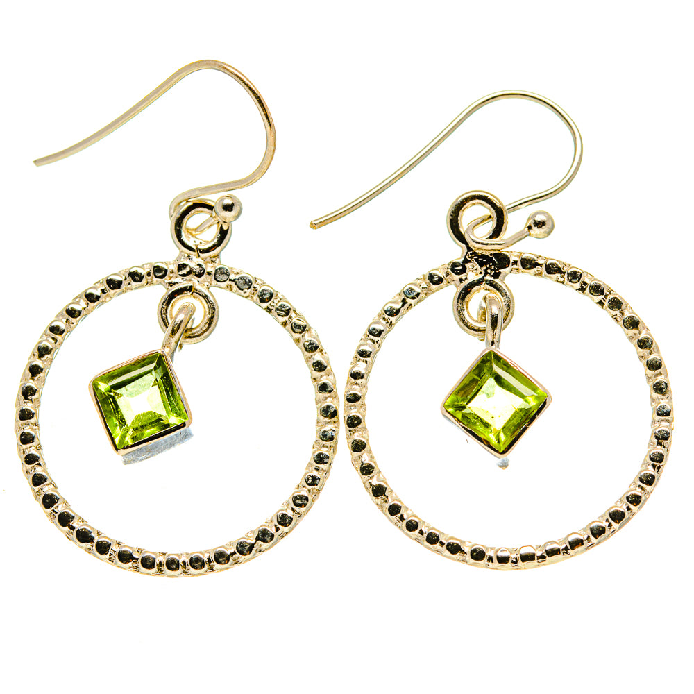 Peridot Earrings handcrafted by Anasilvercos - EARR413961