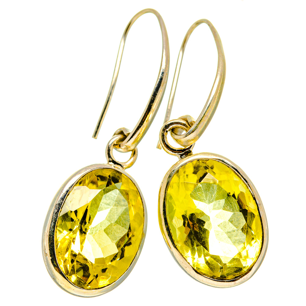 Citrine Earrings handcrafted by Anasilvercos - EARR413966
