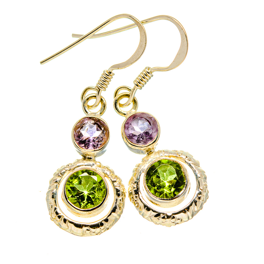 Peridot Earrings handcrafted by Anasilvercos - EARR414007