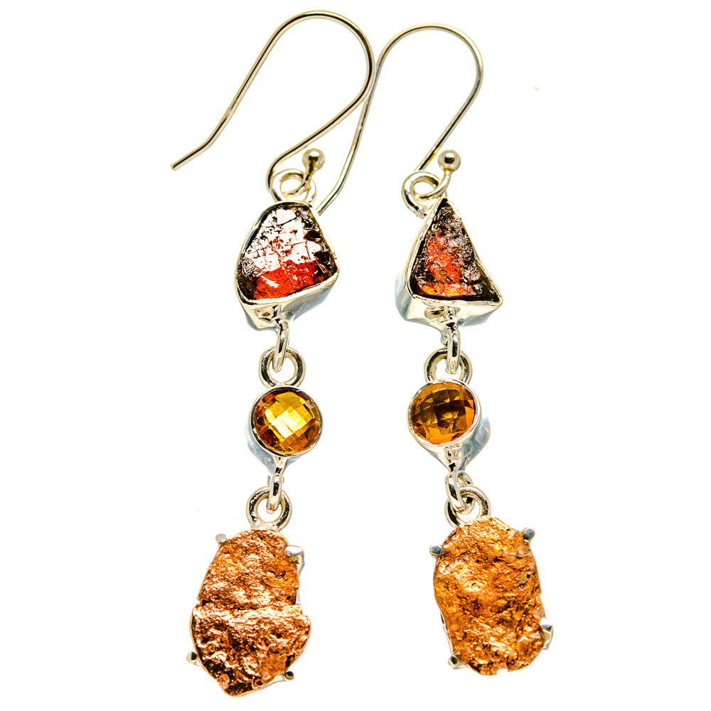 Pyrite Druzy Earrings handcrafted by Anasilvercos - EARR414022