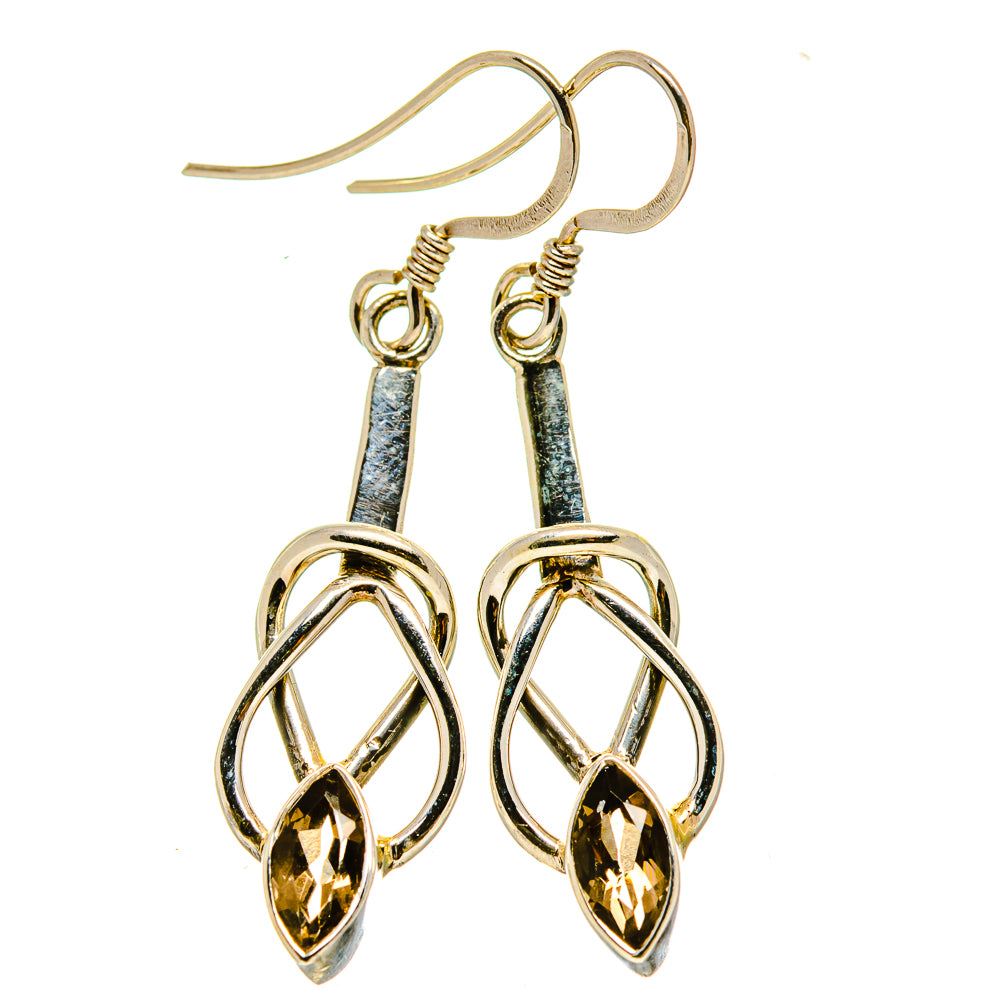 Smoky Quartz Earrings handcrafted by Anasilvercos - EARR414040