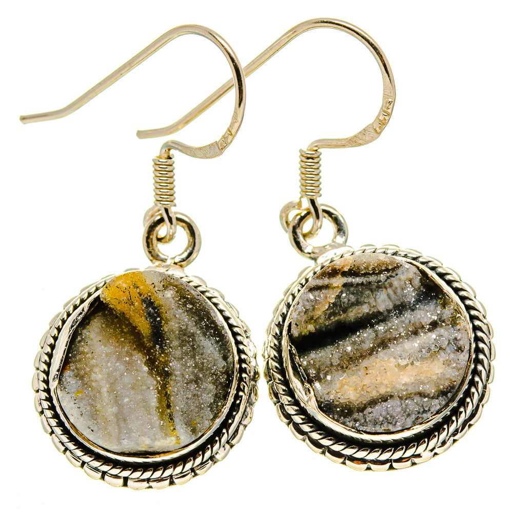 Desert Druzy Earrings handcrafted by Anasilvercos - EARR414071