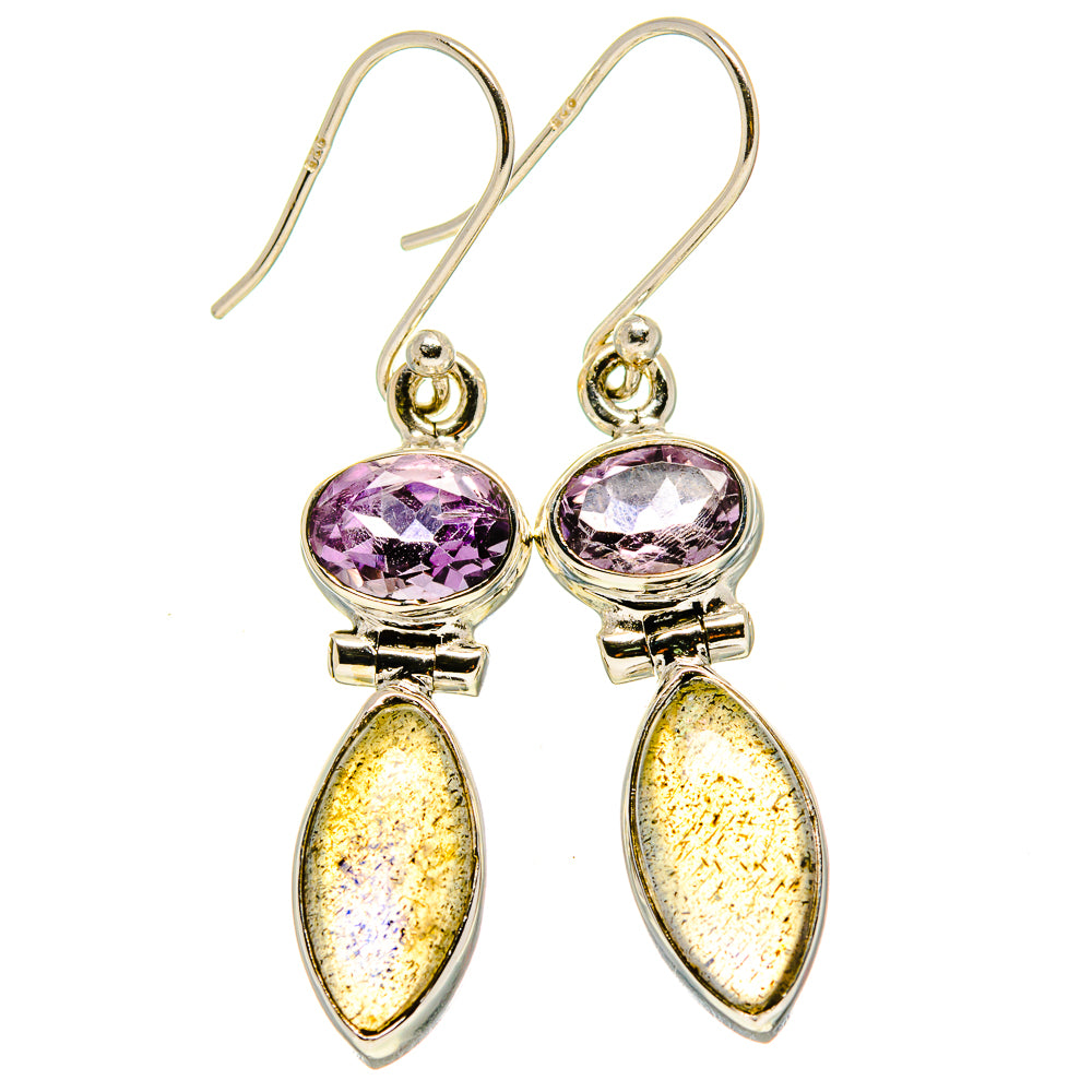 Labradorite Earrings handcrafted by Anasilvercos - EARR414080