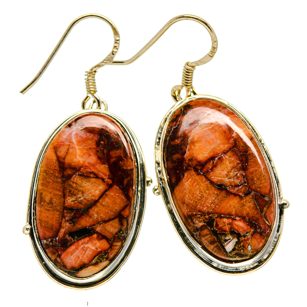 Butterfly Jasper Earrings handcrafted by Anasilvercos - EARR414095