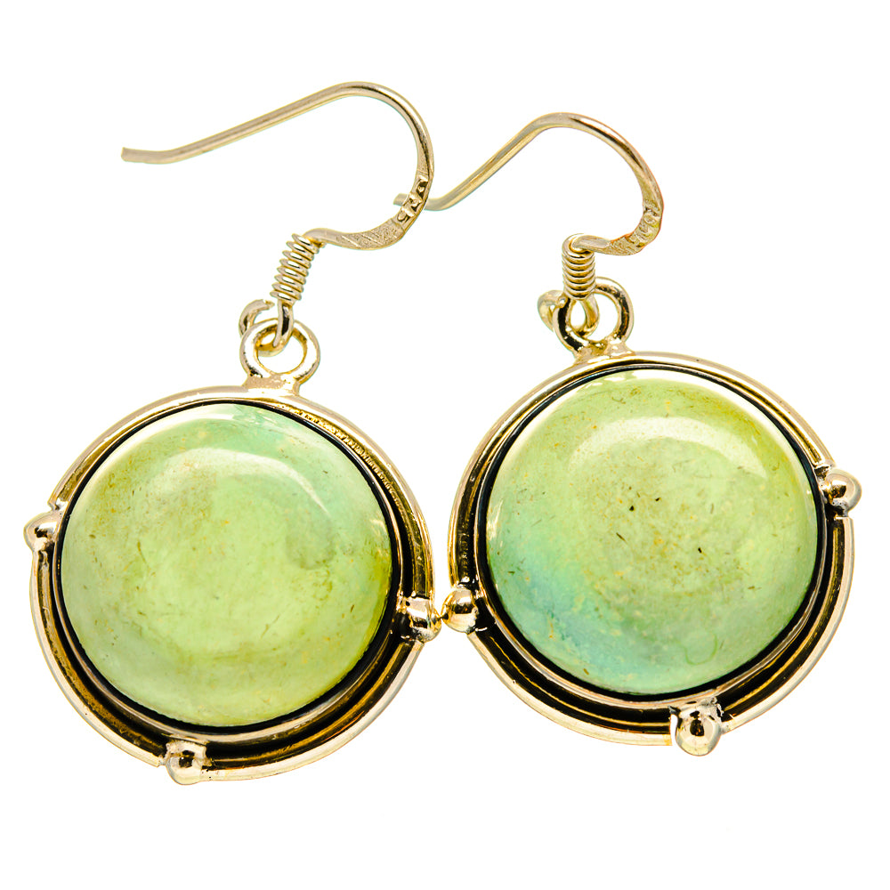 Arizona Turquoise Earrings handcrafted by Anasilvercos - EARR414115
