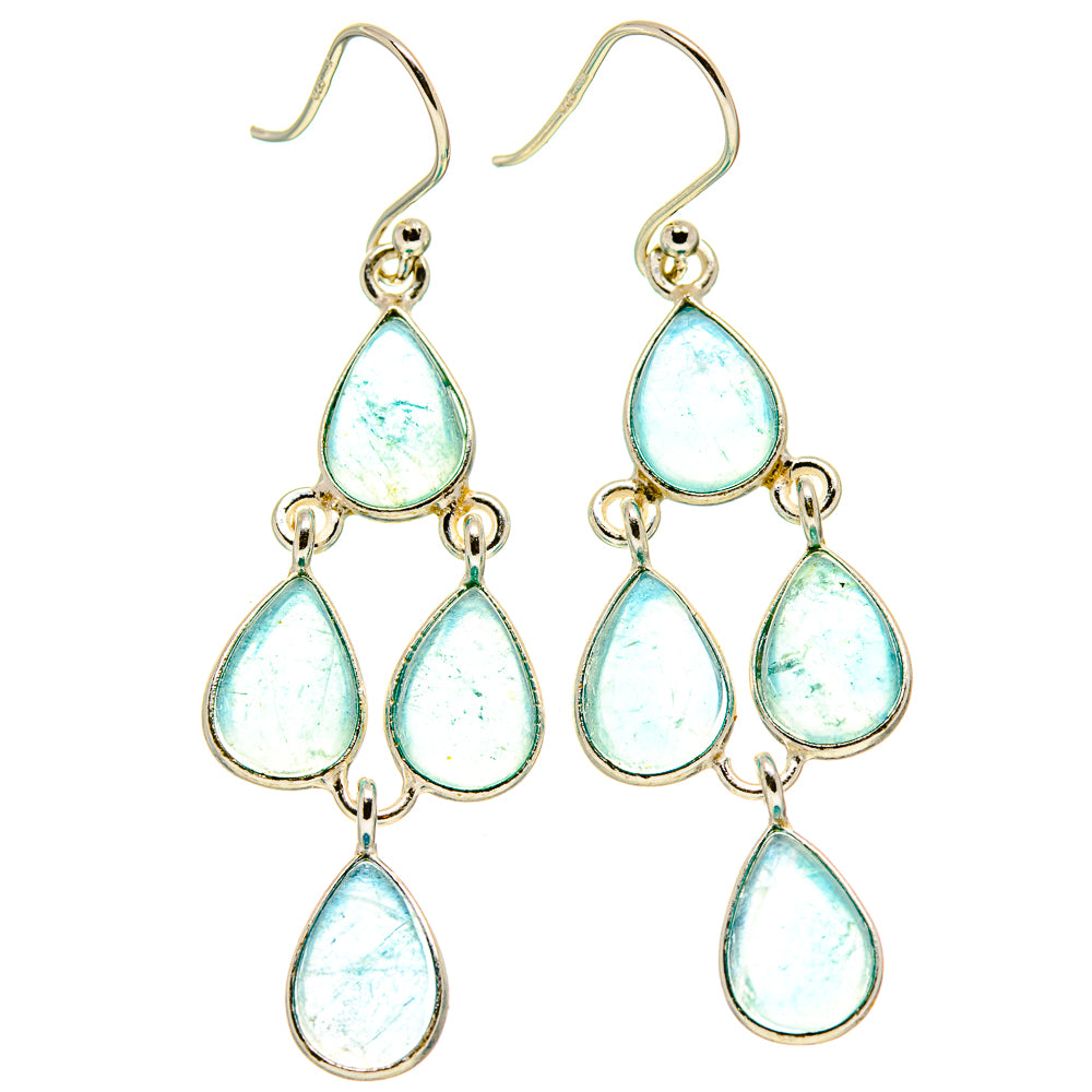 Aquamarine Earrings handcrafted by Anasilvercos - EARR414116