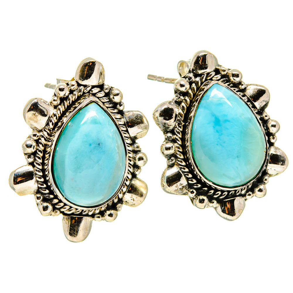 Larimar Earrings handcrafted by Anasilvercos - EARR414131