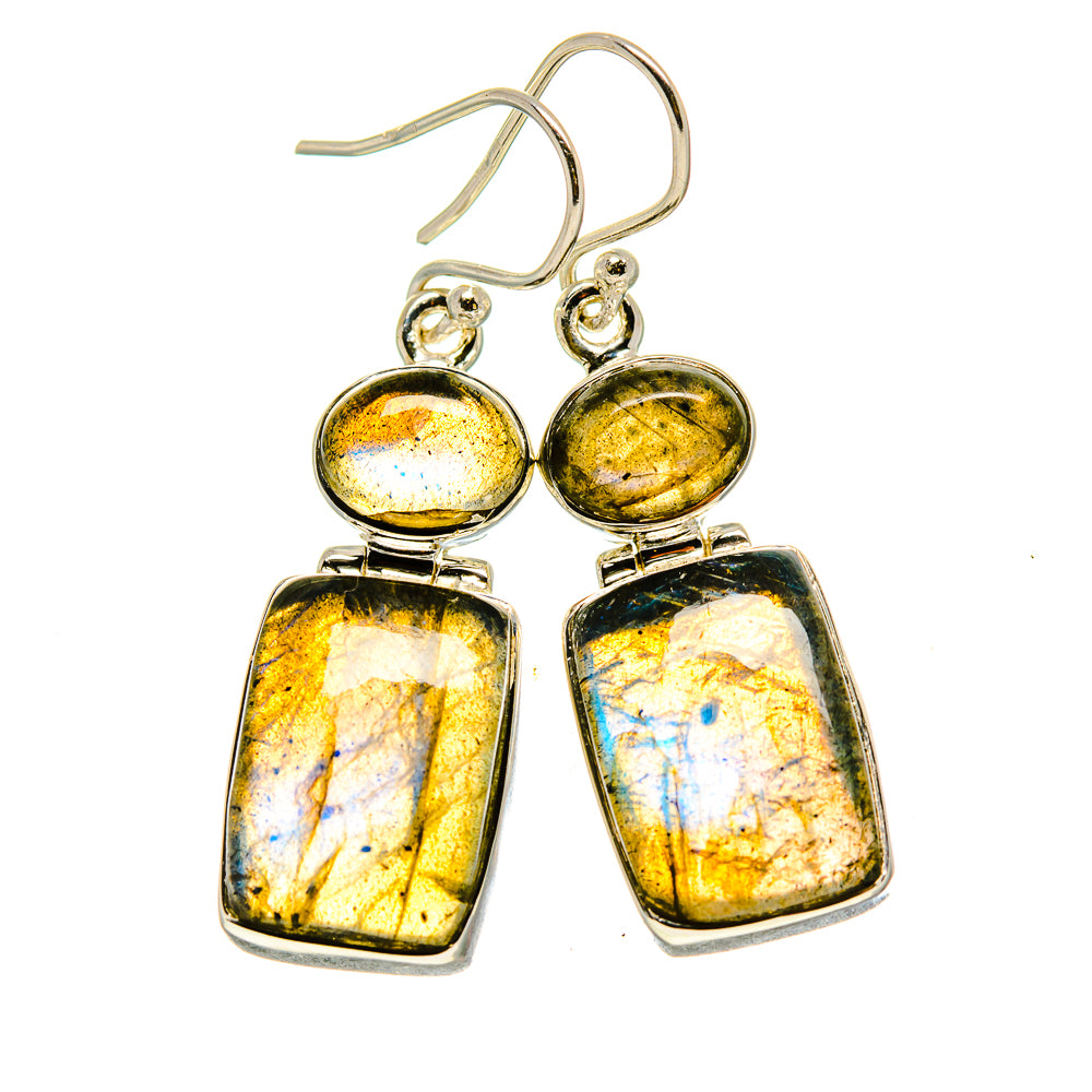 Labradorite Earrings handcrafted by Anasilvercos - EARR414151