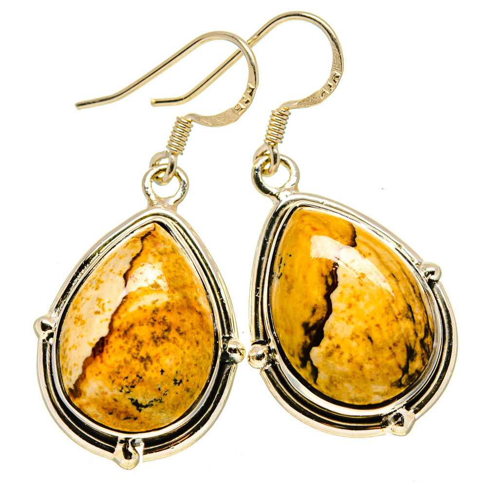 Picture Jasper Earrings handcrafted by Anasilvercos - EARR414161
